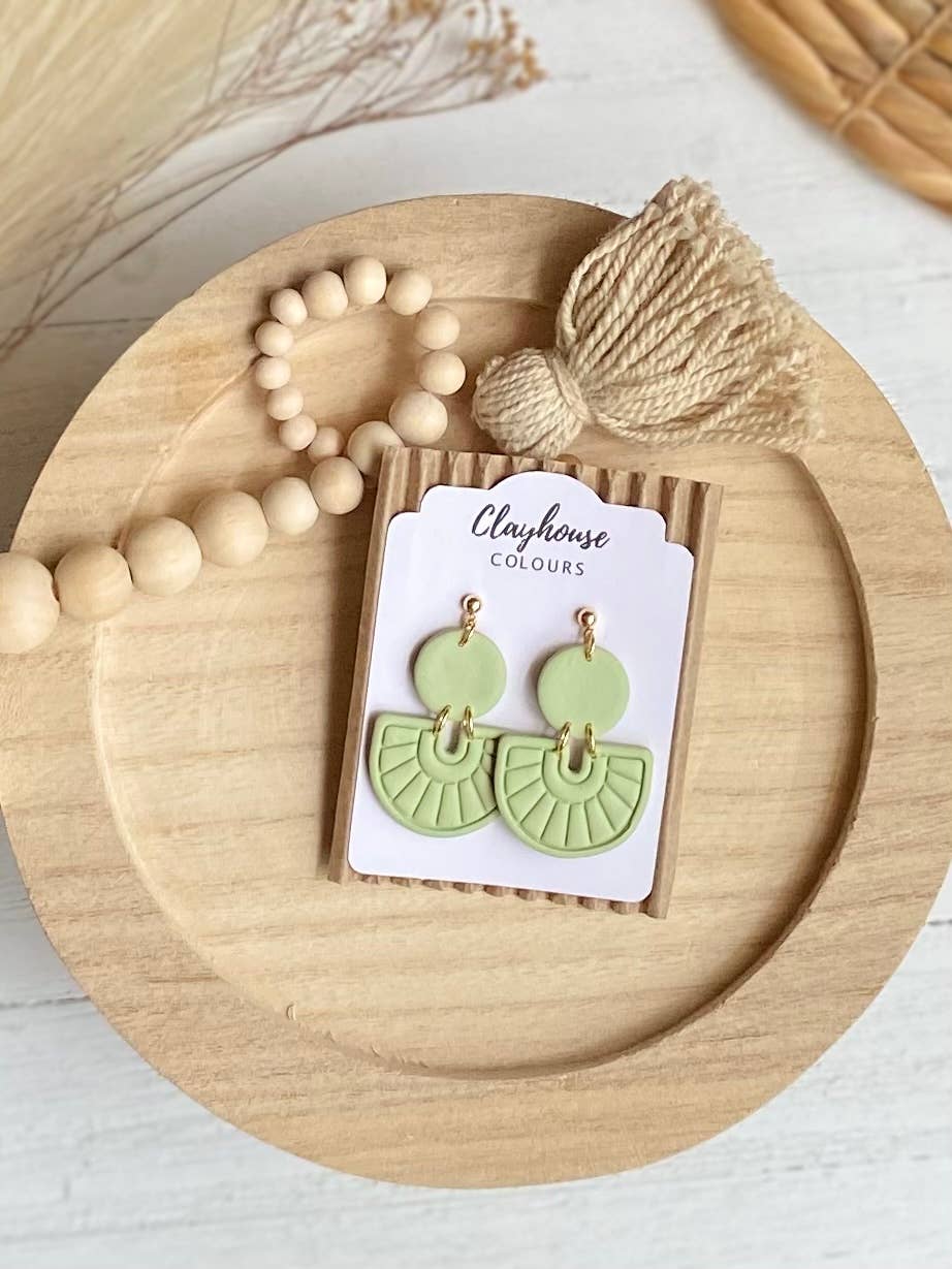 Boho Clay Earrings
