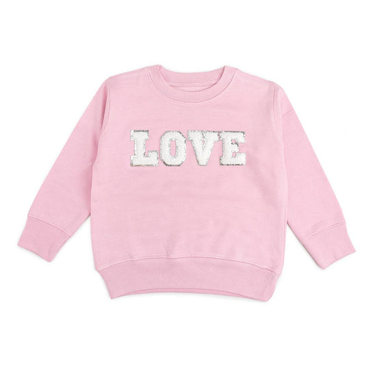 Sweet Wink - Love Patch Sweatshirt - Kids Valentines Day Sweatshirt