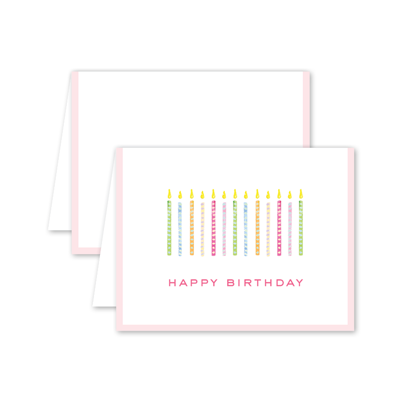 Funfetti Candles Birthday: Single Card