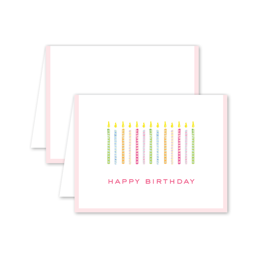 Funfetti Candles Birthday: Single Card