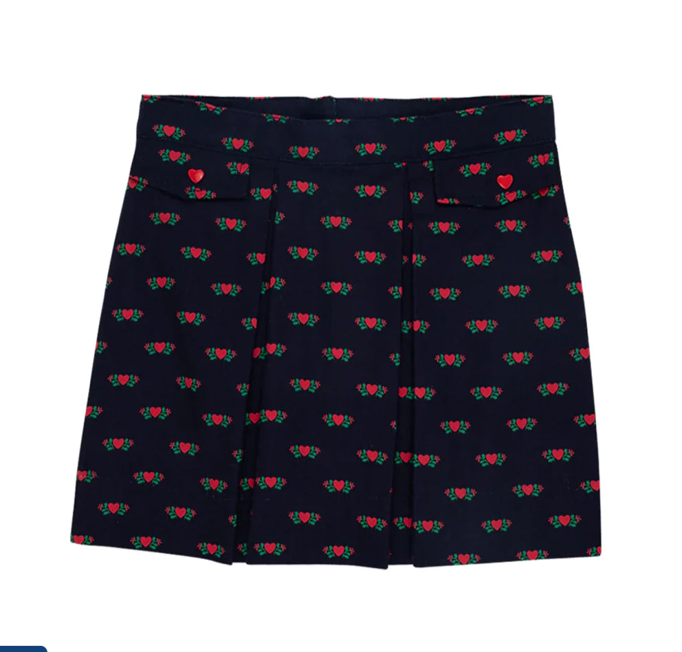 Perrin Pleated Skirt Flannel A Kind Heart