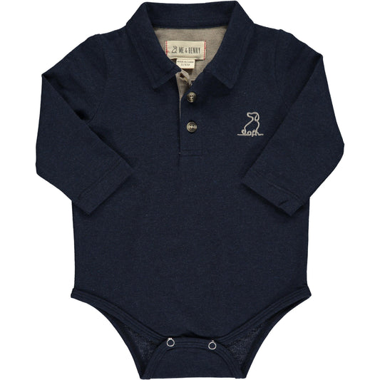 Seymour Polo Onesie Navy