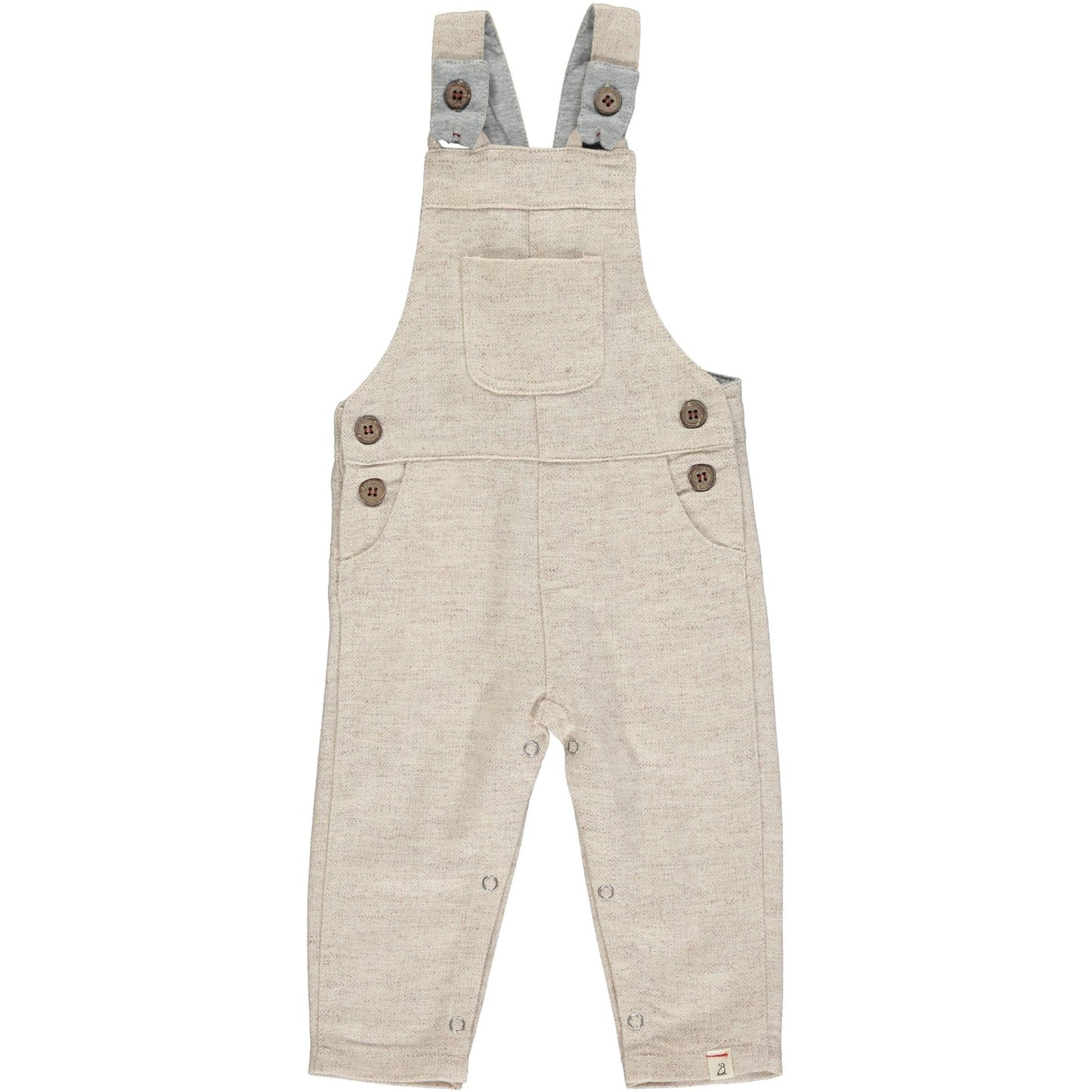 Jellico Woven Overalls Beige Wool
