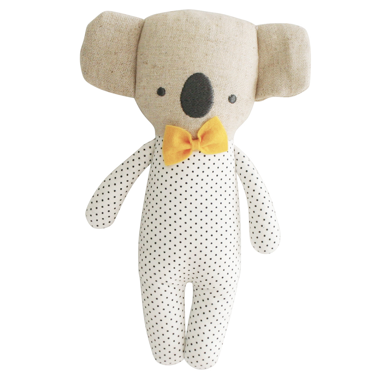 Mini Koala Squeaker Navy Spot