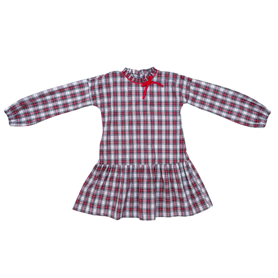 Penelope Dress Christmas Plaid