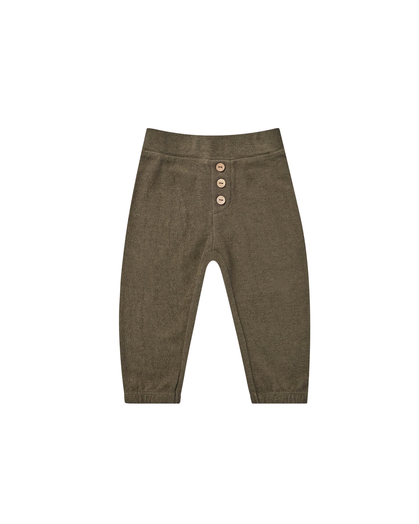 Button Jogger Pant Army