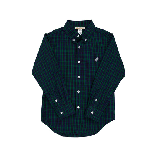 Dean's List Dress Shirt Fall Party Plaid
