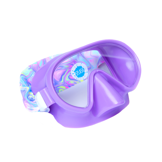 Splash Place Swim Goggles - MASK- Pastel Swirl Swim Mask