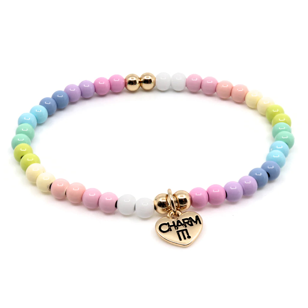 Gold Pastel Stretch Bracelet