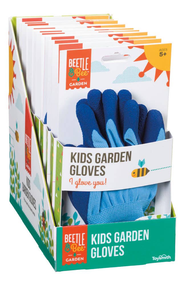 Toysmith - Beetle & Bee Kids Garden Gloves