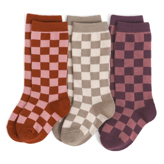 Little Stocking Co. - Chess Club Knee High Sock 3-Pack