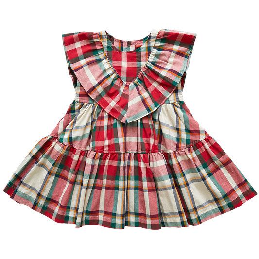 Girls Raphaela Dress Holiday Tartan