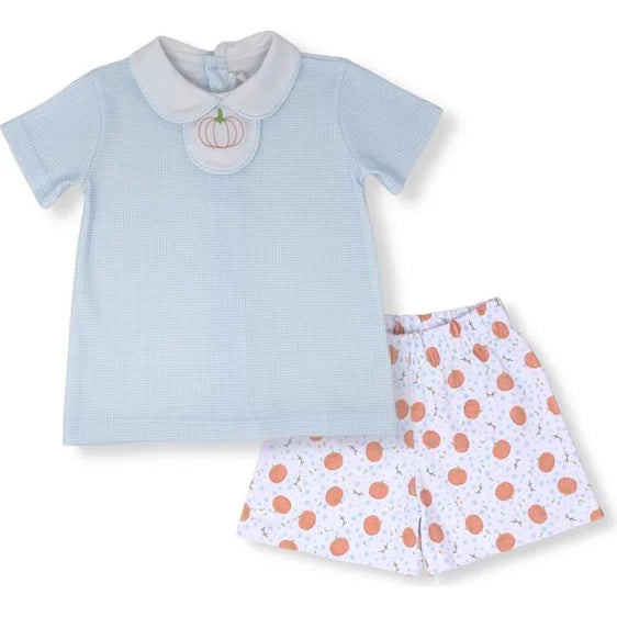 Timeless Tab Short Set | Blue Pumpkin