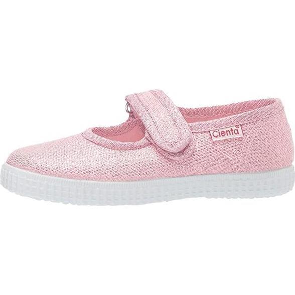 Canvas Mary Jane | Pink Sparkle