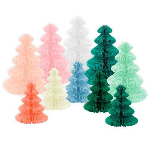 Rainbow Honeycomb Tree Set